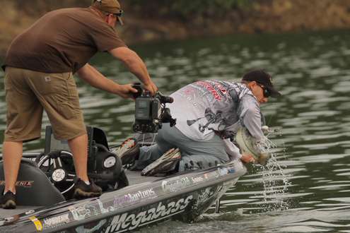 <p>
	Aaron Martens catches a nice one.</p>
