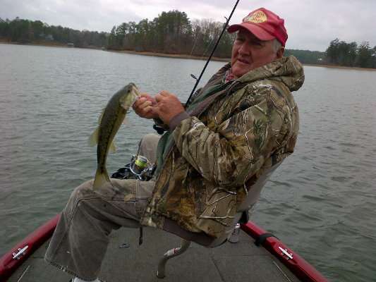 <p>
	James Pitts is having a great day fishing on Alabamaâs Lake Martin.</p>
