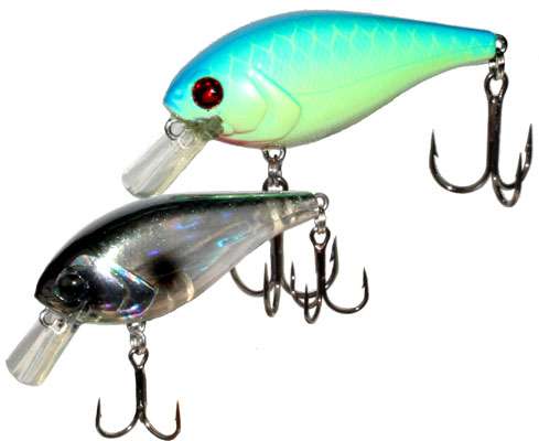 <p>
	<strong>River2Sea</strong></p>
<p>
	Biggie Biggie is the name of River2Seasâ newest family of square-bill crankbaits. Biggie Poppa has a 2 5/8-inch body, and Biggie Smalls is the 2 1/4-inch version. Each size is available in a fast floating version with a single solid rattle called Bumpinâ, and a slow floating silent version called Creepinâ. When allowed to float to the surface, Bumpinâ rises at around one foot per second, and Creepinâ rises at about half that speed giving anglers a crankbait for cold water situations.</p>
