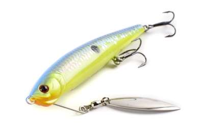 <p>
	The Blade Cross takes one of Lucky Craft's most popular jerkbait bodies and adds a willowleaf blade to the chin, adding more flash. A ball bearing swivel ensures smooth rotation.</p>
