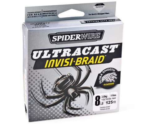 <p>
	<strong>Spiderwire UltraCast Invisi-Braid</strong></p>
<p>
	Spiderwire is rolling out several new superlines, and one of the most intriguing is Invisi-Braid. Itâs braid to the core, but is reported to be translucent for less visibility in the water. A whitish color is said to add to the effect. Itâs also made with Dyneema for smooth casting and strength.</p>
