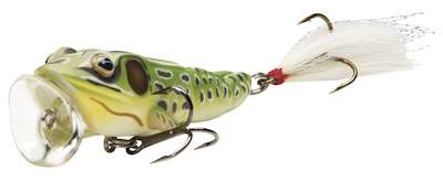 <p>
	The Koppers LIve Target Frog Hopper now sports a cupped-shape chin that splashes as the bait walks. It retains the same high-detail paint scheme.</p>
