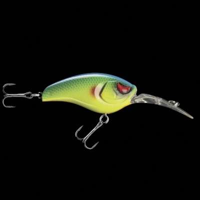 <p>
	This cranker will dive to a depth of 12 feet with a tight swimming action as well as a wide wobble. The Hayate also features "mean" red eyes and Matzuo's heavy duty black nickel hooks.</p>
