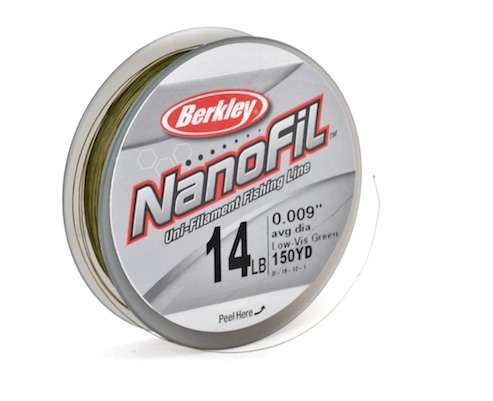 <p>
	 </p>
<p>
	<strong>Berkley NanoFil</strong></p>
<p>
	While the product isnât brand new (NanoFil debuted last year), what is new is the fact that the line expanded to include 12-, 14-, and 17-pound tests. This means the superline has a wider range of applications from fishing heavier jigs to worms to spinnerbaits. Previously, 10-pound-testwas the heaviest weight NanoFil available.</p>
