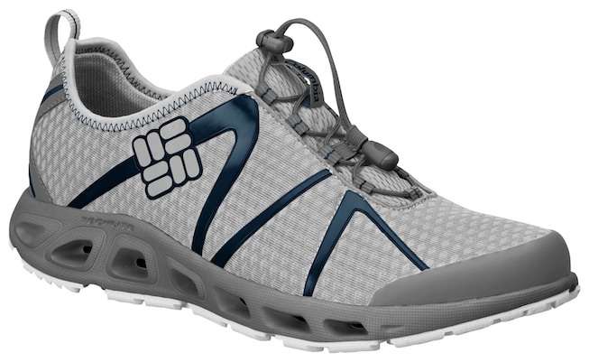 <p>
	 </p>
<p>
	<strong>Columbia Power Drain</strong></p>
<p>
	These kicks will keep your feet cool and dry no matter how wet it gets. The upper is made with Columbiaâs Omni-Freeze ZERO sweat-activated cooling liner, mesh and a quick lace toggle system, so they never come untied. The midsole is cushioned with Techlite material, and the sole is non-marking Omni-Grip material that grips when wet.</p>
