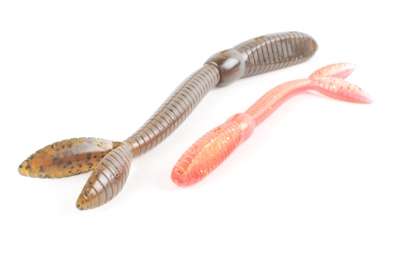 <p>
Versatility is the watchword for this plastic worm created by French design genius, Patrick Sebile. These baits are hollow and have pre-cut openings that lend themselves to virtually any sort of rigging you can imagine. The come in 12 colors and are very durable.</p>
