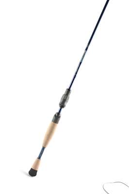 <p>
	<strong>St. Croix Legend Inshore</strong></p>
<p>
	The model shown is a 7-foot, medium-light power rod with a moderate action. It'll handle lines between 8- and 14-pound test and lures between 1/8 and 3/8 ounce.</p>
