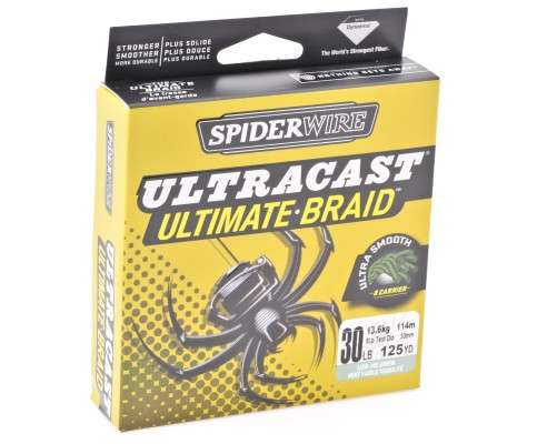 <p>
	<strong>Spiderwire UltraCast Ultimate Braid</strong></p>
<p>
	We told you that Spiderwire had been busy, and hereâs what theyâre calling a braided line that combines the best qualities of all desirable braids. Ultimate Braid is an 8-carrier (strand) braided line thatâs said to be one of the smoothest casting lines, as well as the standard for strength. Ultimate Braid gets much of its strength from Dyneema.</p>
