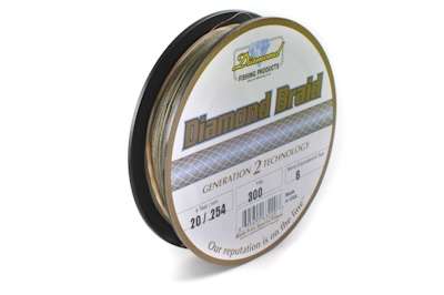 <p>
Diamond Fishing Products is introducing a new line, Diamond Braid, to the market. This braid was made using the latest braiding techniques, which improves strength and distance casting.</p>
