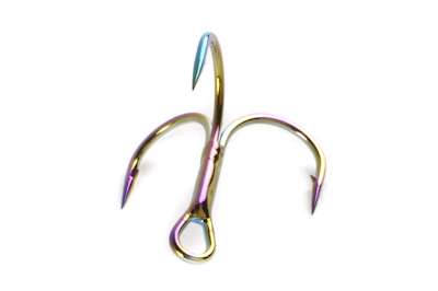<p>
AR lures' treble hooks are chemically dipped for strength and attraction. AR Lures says they're made using the finest Japanese hooks.</span></p>
