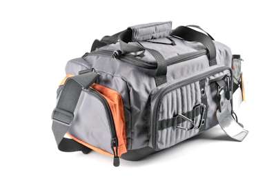 <p>
	Similar to a duffle bag, the new soft-bodied tackle bag from Ready2Fish features a padded shoulder strap, multiple storage compartments and webbed pockets.</p>
