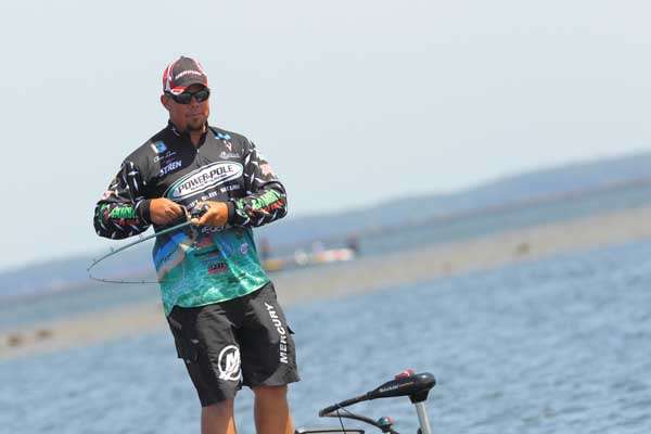 <p>
	7. Where is your favorite place to fish for bass and why?</p>
<p>
	It would have to be Lake Guntersville. You can catch them just about any way you want there, and there are lots and lots of big fish.</p>

