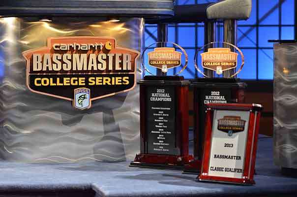 <p>
	"Hardware" waiting to be won at the 2012 Carhartt Bassmaster College Series National Championship.</p>
