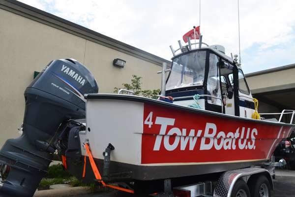 <p>
	Tow Boat U.S. is on hand to help anglers on the water.</p>
