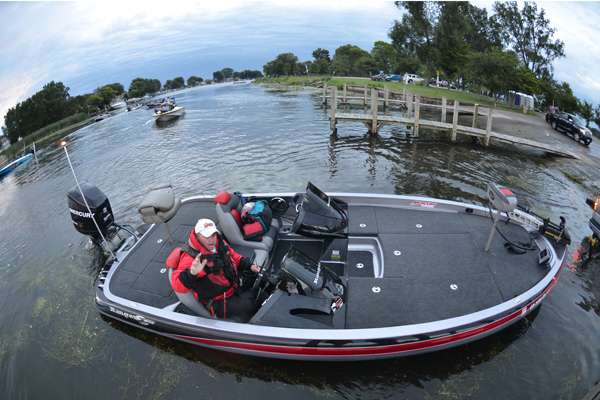 <p>
	With clearing skies, anglers were ready for Day Two of the Bass Pro Shops Bassmaster Northern Open #2 in Detroit to begin.</p>
