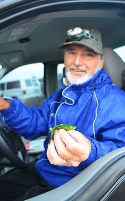 <p>
	Mark Hicks may be the only angler in this Open who is fishing a Gene Larew Biffle Bug. But, he caught so many fish with it on Day One that he bought $70 worth for today.</p>
