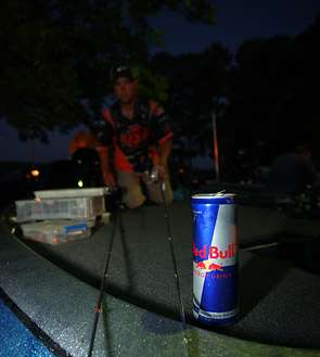 <p>
	The college anglers know how to get the morning started.</p>
