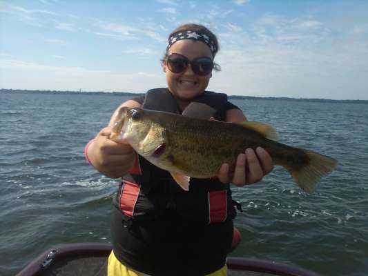 <p>
	Jodi Williamsonâs daughter caught this bass last year on Lake Erie at Turkey Point in Ontario.</p>
