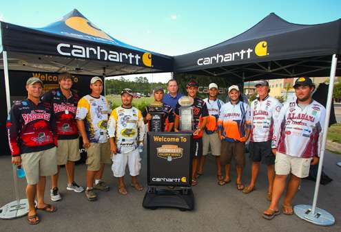 <p>
	The Top 5 finishers in the 2012 Carhartt College Series National Championship: Oklahoma State University, Auburn University, Murray State, University of Alabama, and University of Arkansas.</p>
