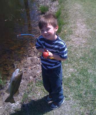 <p>
	If Tyler is catching bass this size at age 4, imagine what heâll be catching when heâs twice this age!</p>
