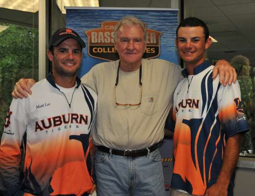 <p>
	Matt and Jordan spent plenty of time with B.A.S.S. co-owner Jerry McKinnis a couple of weeks ago during the 2012 Carhartt Bassmaster College Series National Championship in Arkansas, so they're practically old friends now.</p>
