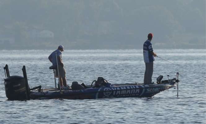 <p>
	 </p>
<p>
	Todd Faircloth early on Day One.</p>
