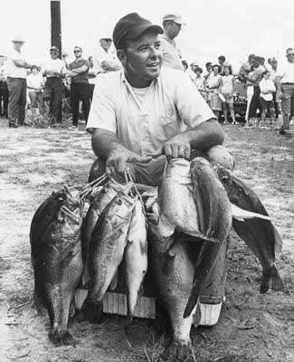<p>
	<strong>Bass fishing's first superstar</strong></p>
<p>
	In 1970, Bill Dance became the first AOY winner. He also won in 1974 and 1977. In the first few years of B.A.S.S. competition, Dance was the dominant force, winning seven events and rarely finishing out of the money.</p>
