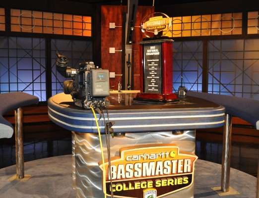 <p>
	The stage was set for the arrival of the 2012 Carhartt Bassmaster College Series National Championship winners at the JM Associates office in Little Rock, Ark.</p>
