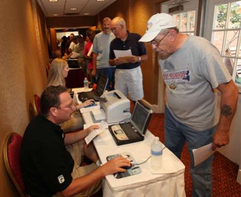 <p>
	Check in time...</p>
