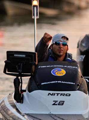 Brian Schram has fished several Central and Southern Opens as a co-angler, but is competing as a pro in the Northern Opens. 