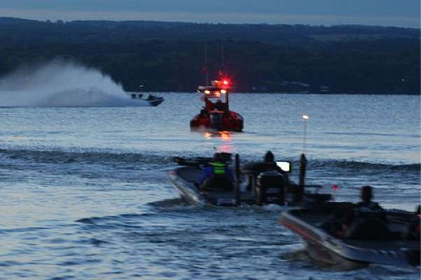<p>
	Day Three officially starts and the top 12 compete for 1<sup>st</sup> place and a berth in the 2013 Bassmaster Classic.</p>
