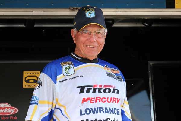 <p>
	 </p>
<p>
	Robert Fleshman (West Virginia) was the oldest competitor at the event. At 80 years-of-age, heâs going strong and still catching them. That about as good as it gets for a bass angler!</p>
