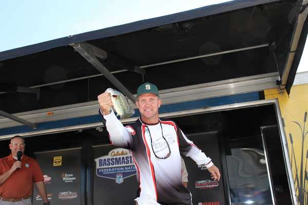 <p>
	Timothy Roach (New Jersey) ultimately won the smallest bass of the day honors with his 1-pound, 1-ounce catch.</p>
