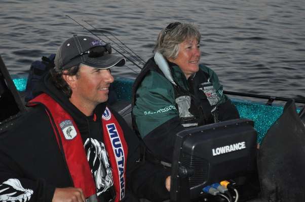 Mark Rorke of Ontario will be fishing with Rose Jeffries of Vermont.