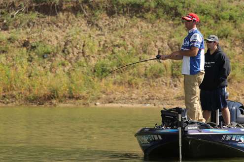 <p>
	Faircloth follows with a crankbait.</p>
