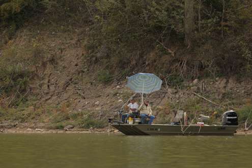 <p>
	Local anglers enjoy their Friday by keeping a close eye on the All-Star action.</p>
