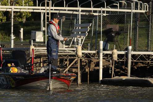 <p>
	Evers targeted boat docks in practice.</p>
