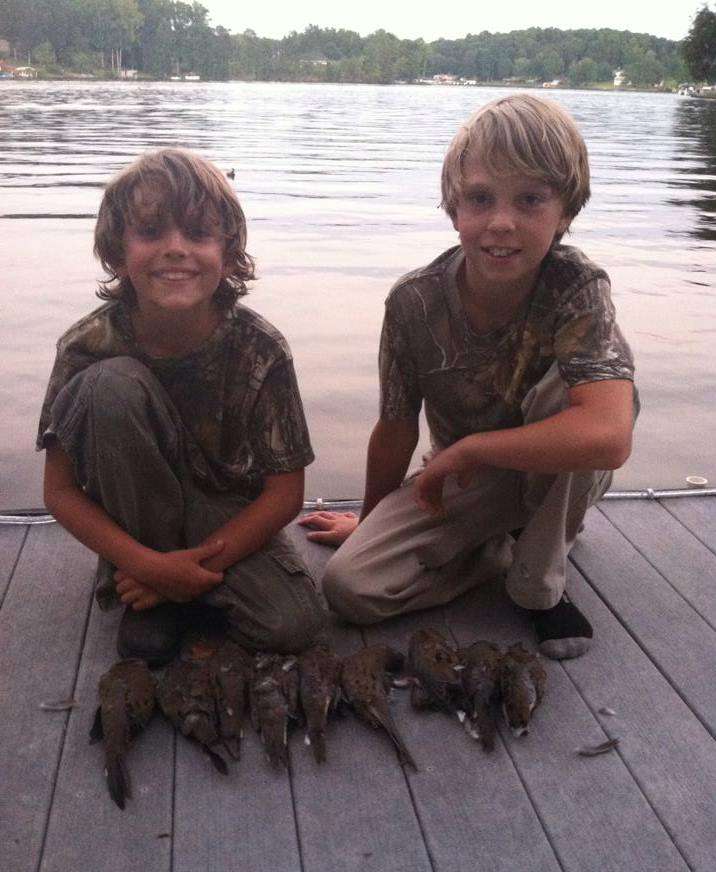 Marty Robinson and his boys go dove hunting.