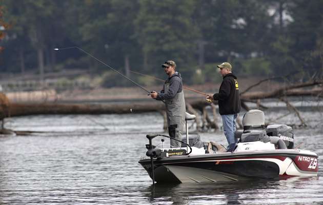 <p>Paul McDowell Jr. and Paul McDowell Sr. had a 2-pounder in the boat by 9:15.</p>
