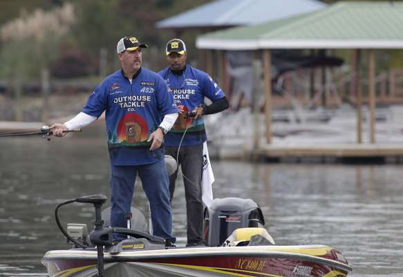 <p> </p>
<p>Scott Dupree and Reggie Norflett had two keepers early on, but Dupree lamented they had missed a few fish too.</p>
