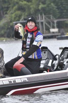 <p>Taylor is hoping this catch will win him a $5,000 scholarship.</p>
