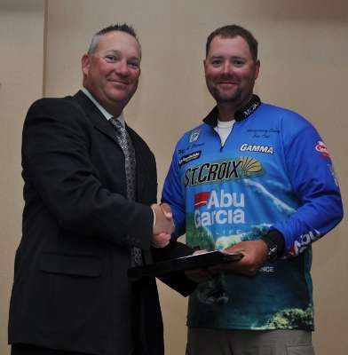 <p>Mark Pierce finished in second place and will be going to his first Bassmaster Classic.</p> 