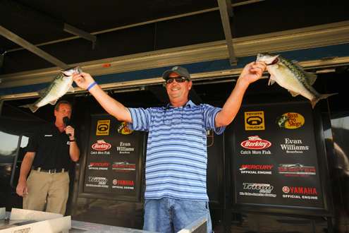 <p>Mike Spears, co-angler (4th, 12-6)</p> 