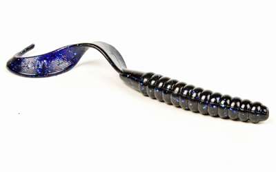 <p><strong>5. Ribbontail worm</strong></p>
<p>McCaghren likes a traditional 7 1/2-inch ribbontail so much that when the company that makes them was going under, he ordered 2,000. "I really like this worm called the Lake Conway worm that I've been fishing since I was a kid. I think the color was a mispour; it was supposed to be electric blue or something, but it looks more like a grape worm with blue in it. I haven't seen it anywhere but where I Iive." He Texas rigs this like any other worm. A Culprit Fat Max is shown as a representation of a ribbontail.</p>
