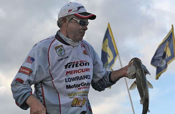 <p>George Crain of Alabama leads the Southern division with a 14-14 limit and is in second place overall.</p>
