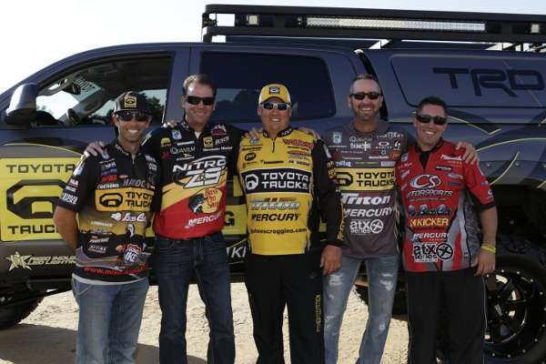<p> </p>
<p>Bassmaster Elite Series pros Michael Iaconelli, Kevin VanDam, Terry Scroggins and Gerald Swindle offered their input to Myers on the customization of the truck.</p>
