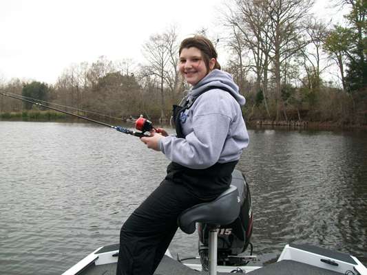 <p>
	Caylen Roberts, 12, of Vidalia, La., enjoys being on the water. âRain, sleet, cold or hot, Caylen loves to fish for bass,â said Eddie Roberts.</p>
