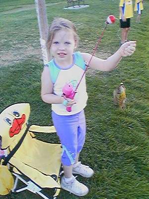 <p>
	 </p>
<p>
	Kaley was 4 years old when she caught this bluegill on a worm at Legacy Park in Idaho.</p>
