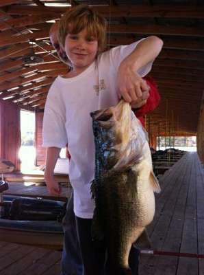 <p>
	 </p>
<p>
	Marshal caught this 9-pounder on New Yearâs Day! He hauled the biggun out of the waters at Woodvale Fishing Club in Mineola, Texas.</p>
