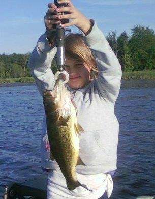 <p>
	 </p>
<p>
	When she was 9 years old, Samantha caught her first bass on a public pond in New York. She caught the 2 1/2-pounder using a Mister Twister grub.</p>
